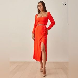 Reformation Hilda Dress Size 8